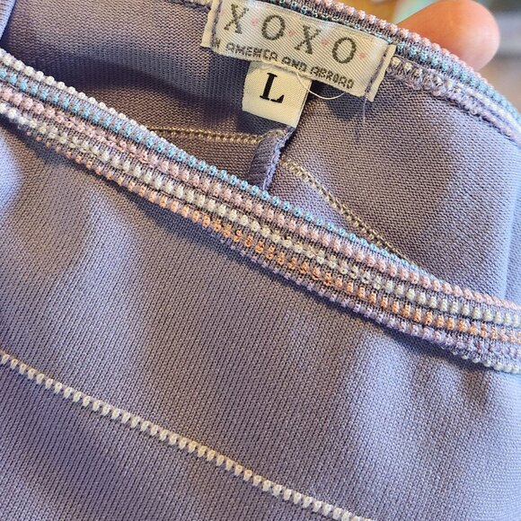 Y2K/00s spaghetti strap A-line lavender dress - Picture 2 of 5